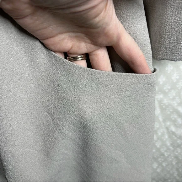 Aritzia Wilfred Beige Chevalier Relaxed Open Front Blazer - Picture 3 of 5